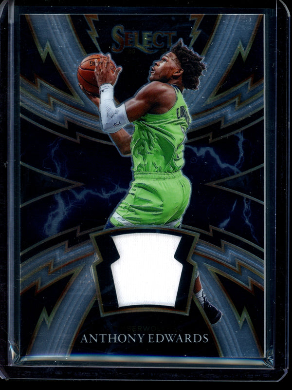 Anthony Edwards 2021 Panini Select Sparks  Patch RC