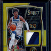 Jaden McDaniels 2021 Panini Select Gold Draft Selection Patch RC 02/10