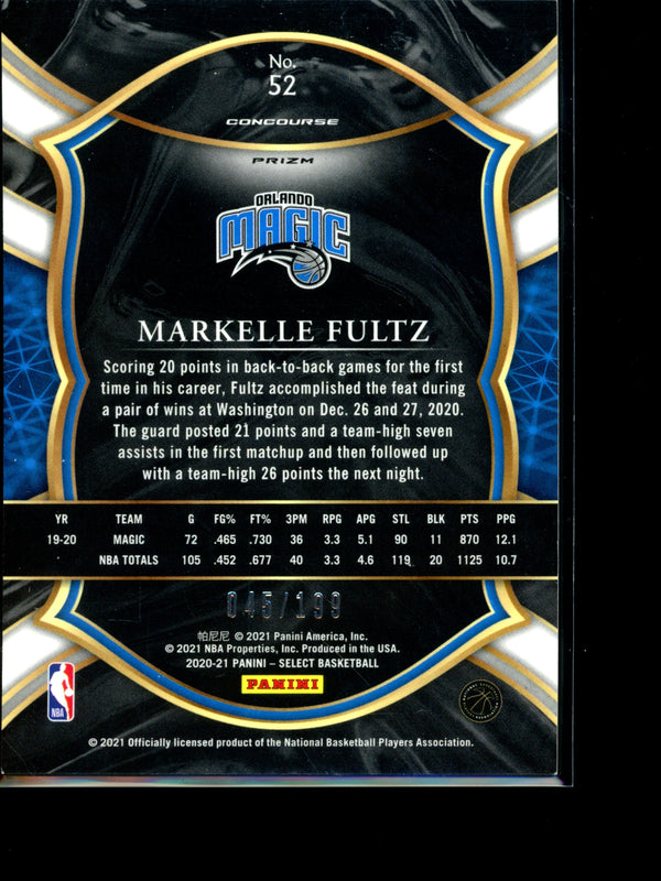 Markelle Fultz 2021 Panini Select Red Concourse 045/199