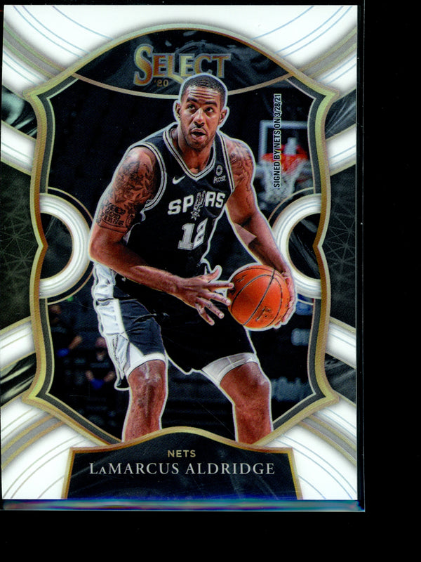 LaMarcus Aldridge 2021 Panini Select White Concourse 44/149