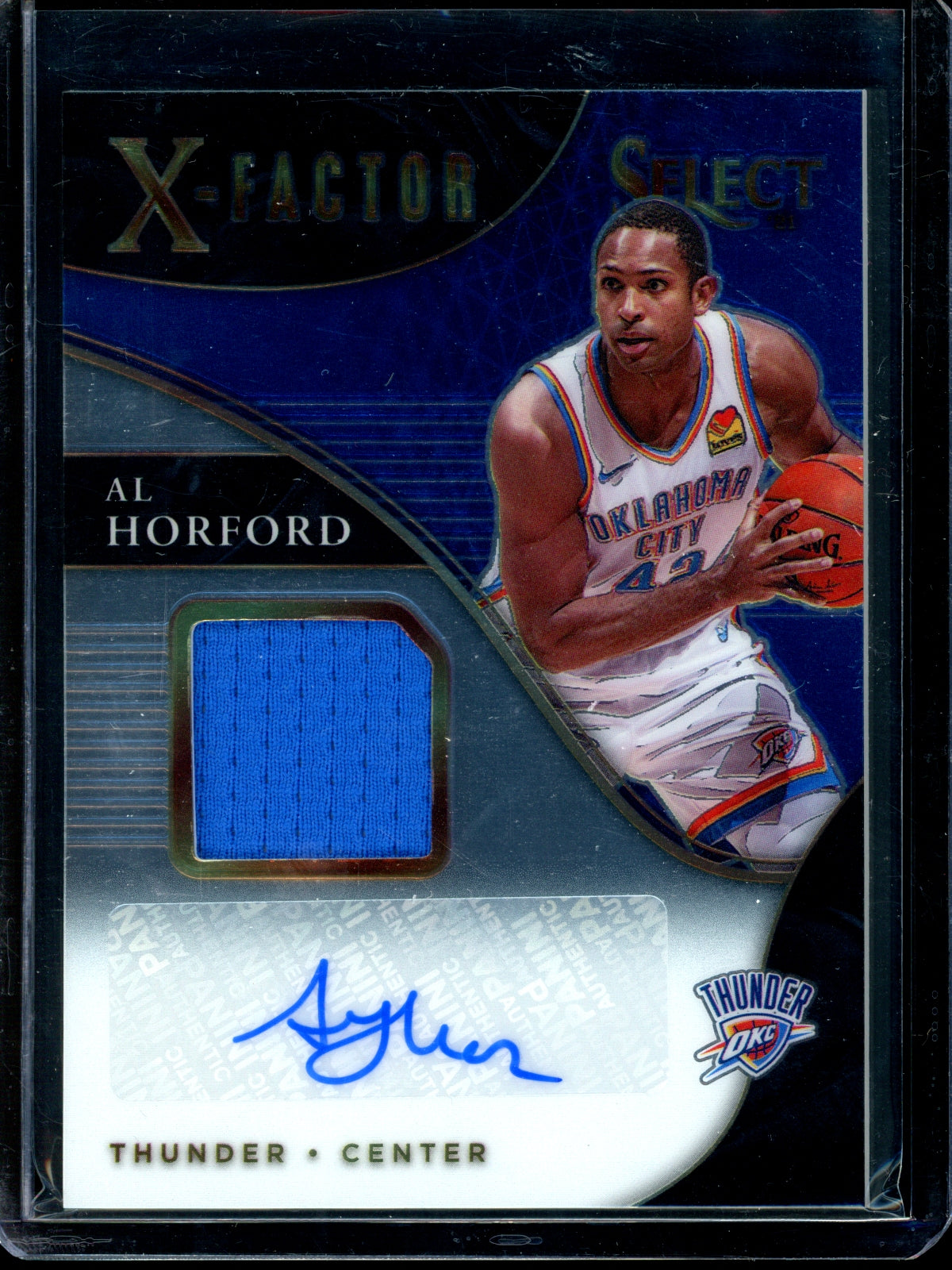 Al Horford 2021 Panini Select X-Factor Mem Signature 128/149