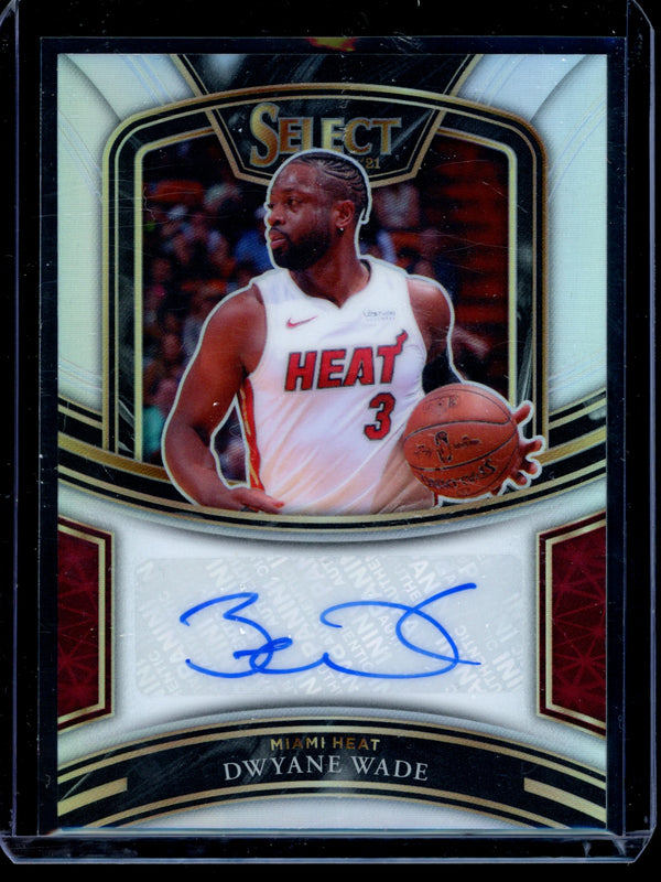 Dwayne Wade 2021 Panini Select Silver Signatures 48/49