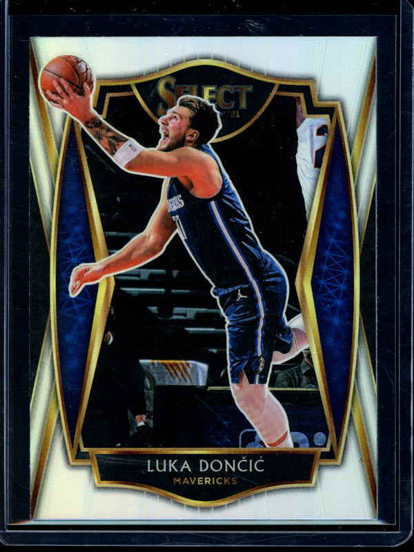 Luka Doncic 2021 Panini Select Silver Premier Level