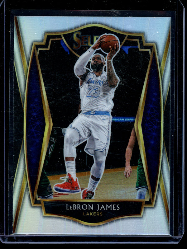 Lebron James 2021 Panini Select Silver Premier Level