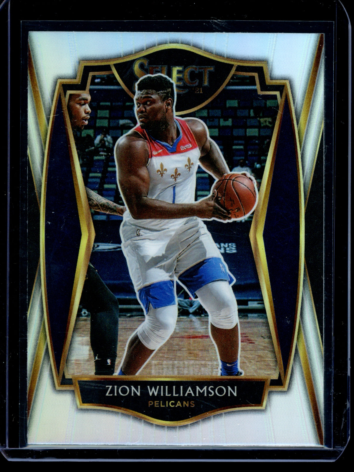 Zion Williamson 2021 Panini Select Silver Premier Level