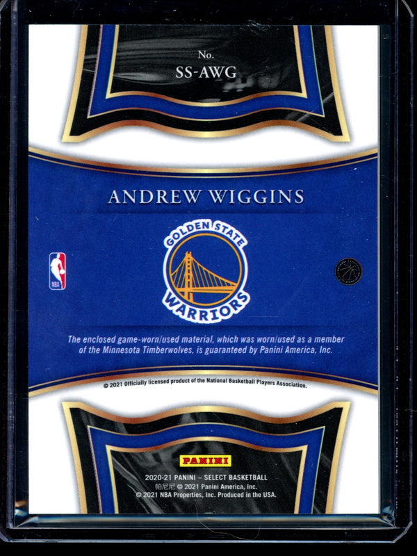 Andrew Wiggins 2021 Panini Select Select Swatches