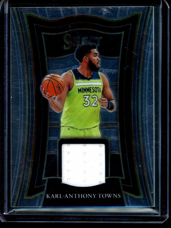 Karl-Anthony Towns 2021 Panini Select Select Swatches