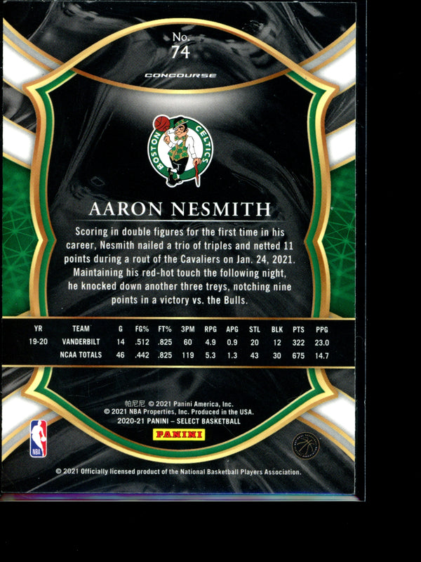 Aaron Nesmith 2021 Panini Select Concourse  RC