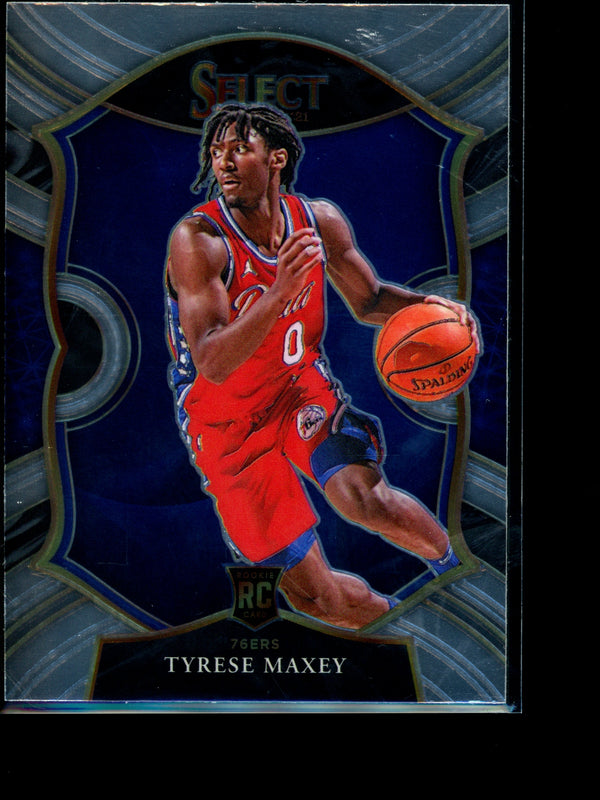 Tyrese Maxey 2021 Panini Select Concourse RC