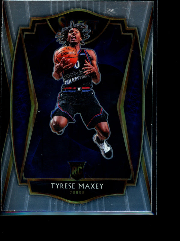 Tyrese Maxey 2021 Panini Select Premier Level RC