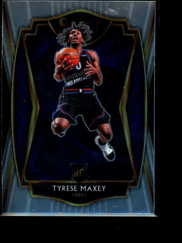 Tyrese Maxey 2021 Panini Select Premier Level RC