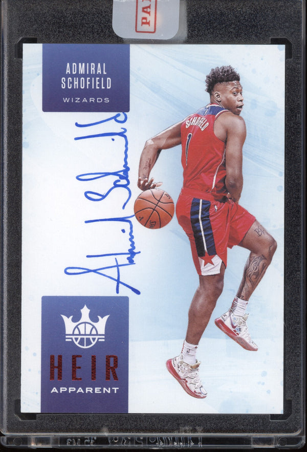 Admiral Schofield 2019/20 Panini Court Kings Ruby Heir Apparent Auto RC 47/99