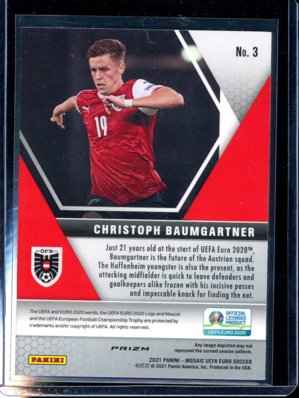 Christoph Baumgartner 2021 Panini Mosaic Euro Mosaic RC