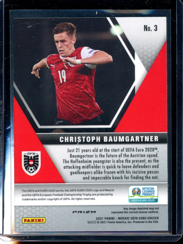 Christoph Baumgartner 2021 Panini Mosaic Euro Mosaic RC