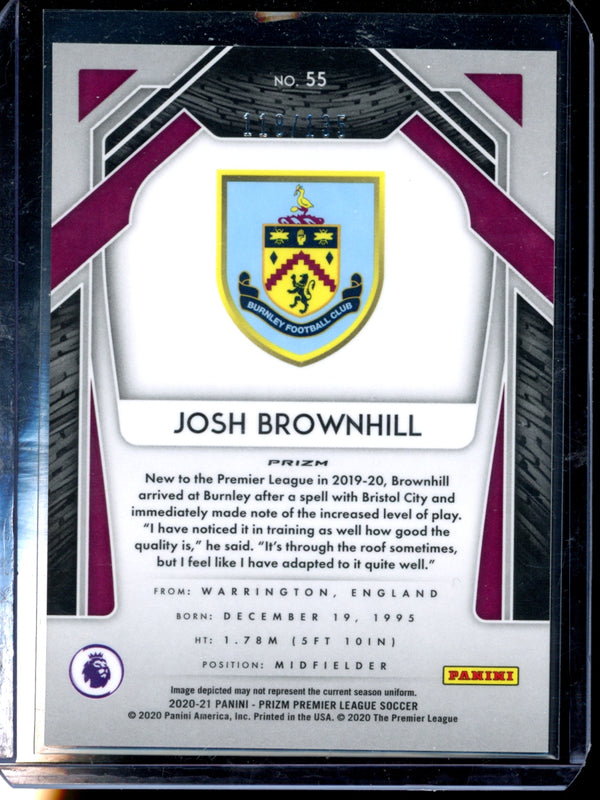 Josh Brownhill 2020-21 Panini Prizm Red Mojo RC 118/135