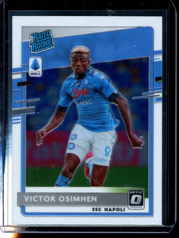 Victor Osimhen 2020-21 Panini Chronicles Optic Rated Rookie RC