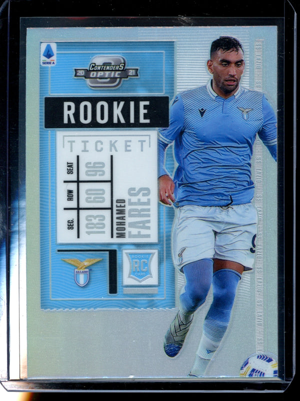 Mohamed Fares 2020-21 Panini Chronicles Contenders Optic Silver Rookie Ticket RC