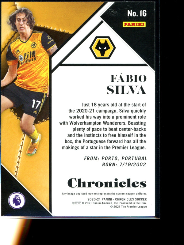 Fabio Silva 2020-21 Panini Chronicles RC