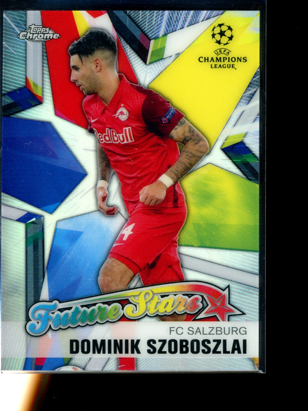 Dominik Szoboszlai 2021 Topps Chrome Champions League Future Stars