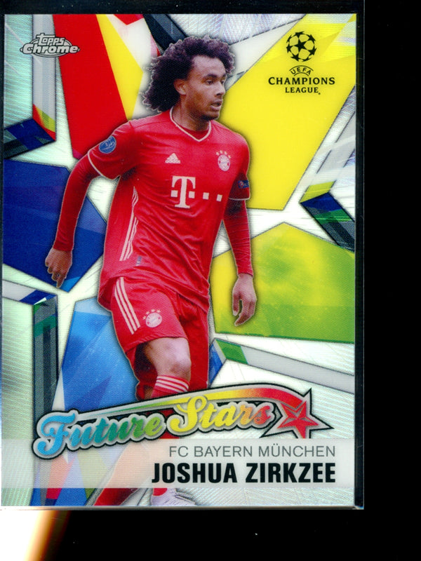Joshua Zirkzee 2021 Topps Chrome Champions League Future Stars