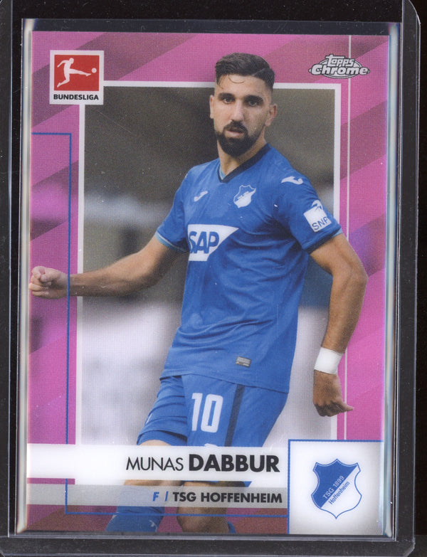 Munas Dabbur 2020-21 Topps  Chrome Bundesliga Pink Refractor 19/75