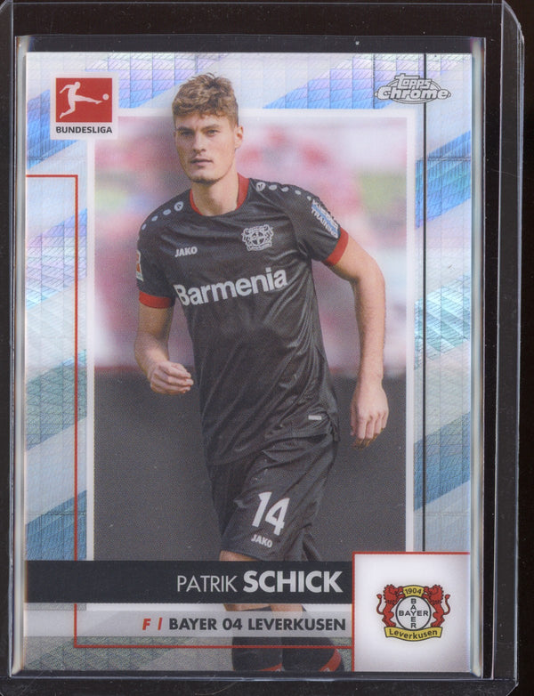 Patrik Schick 2020-21 Topps  Chrome Bundesliga Prism Refractor 51/199