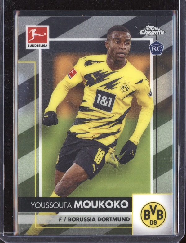 Youssoufa Moukoko 2020-21 Topps  Chrome Bundesliga RC