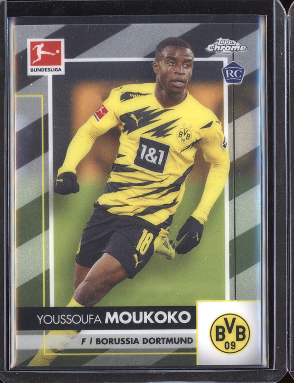 Youssoufa Moukoko 2020-21 Topps  Chrome Bundesliga RC