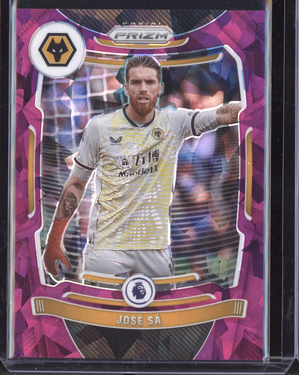 Jose Sa 2021-22 Panini Prizm Premier League Purple Ice 33/49