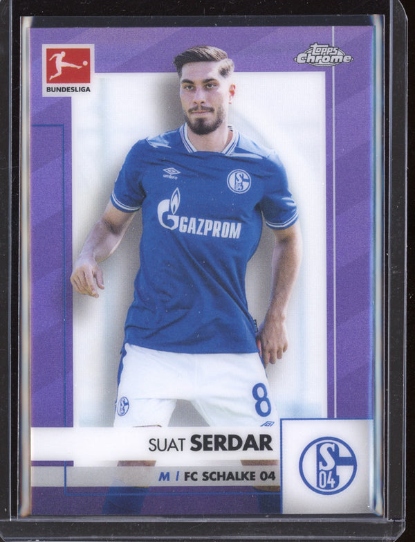 Suat Serdar 2020-21 Topps  Chrome Bundesliga Purple Refractor 83/299