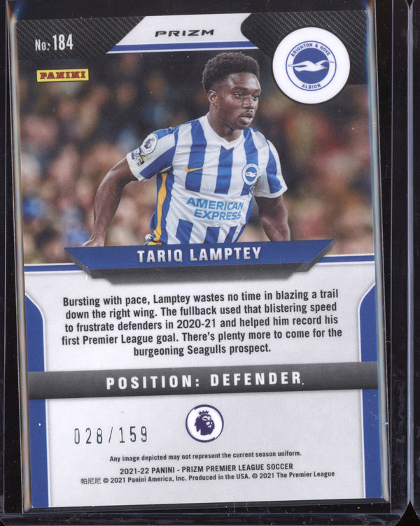 Tariq Lamptey 2021-22 Panini Prizm Premier League Red Mojo 28/159