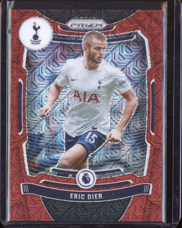 Eric Dier 2021-22 Panini Prizm Premier League Red Mojo 60/159