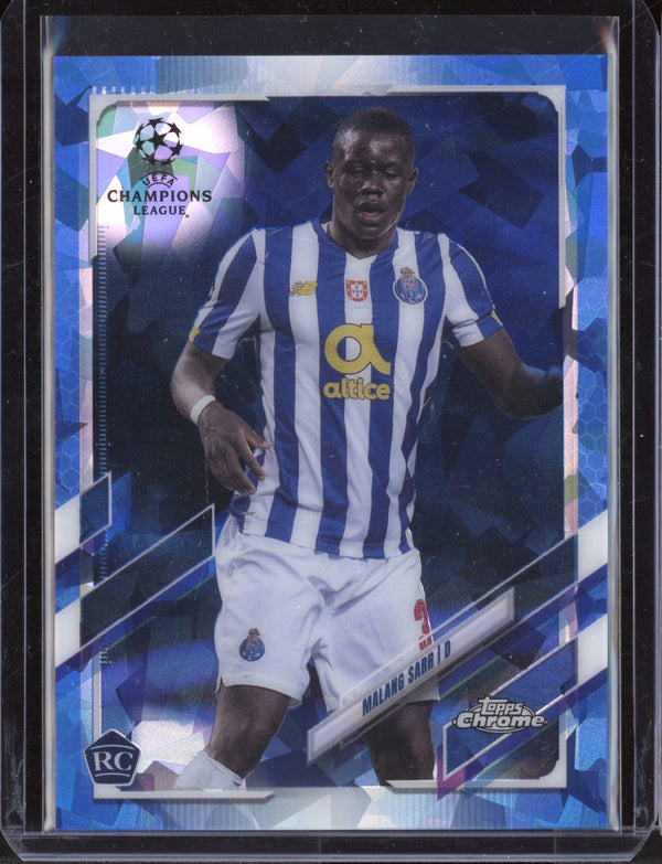 Malang Sarr 2020-21 Topps  Chrome Sapphire UEFA Champions League RC