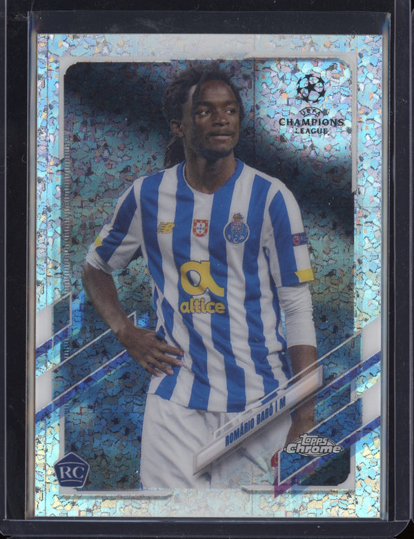 Romario Baro 2020-21 Topps  Chrome UEFA Champions League Speckle Refractor RC