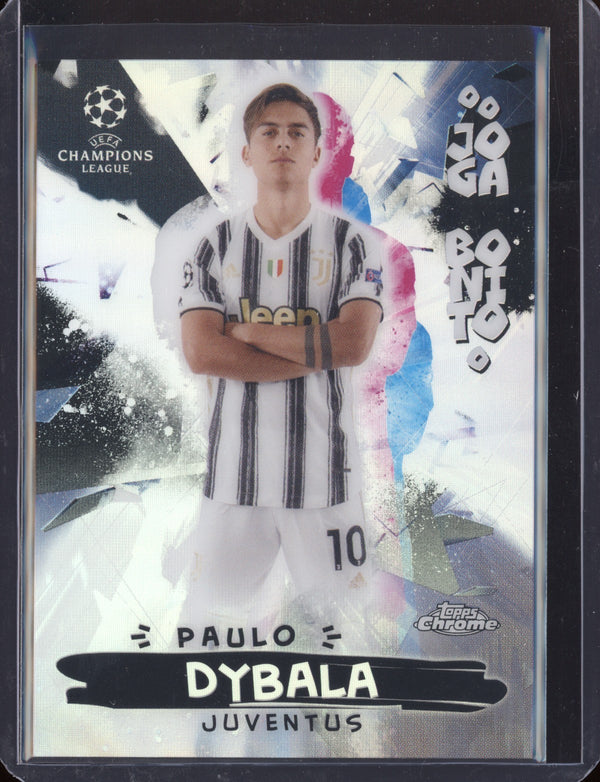 Paulo Dybala 2020-21 Topps  Chrome UEFA Champions League Joga Bonito