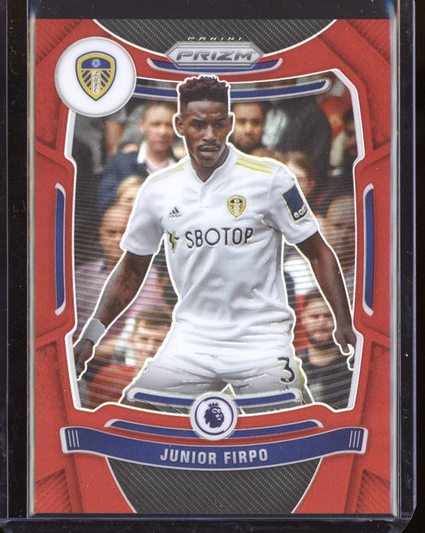 Junior Firpo 2021-22 Panini Prizm Premier League Red Prizm 93/199