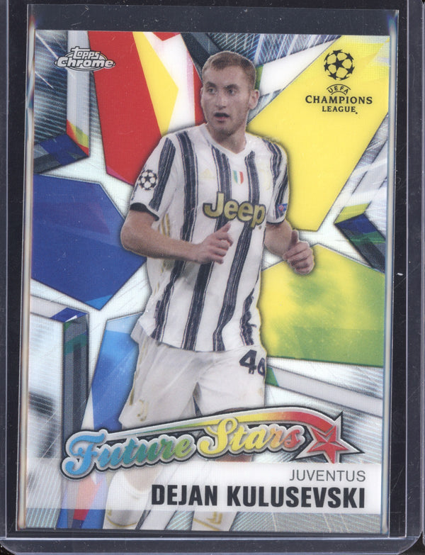 Dejan Kulusevski 2020-21 Topps  Chrome UEFA Champions League Future Stars