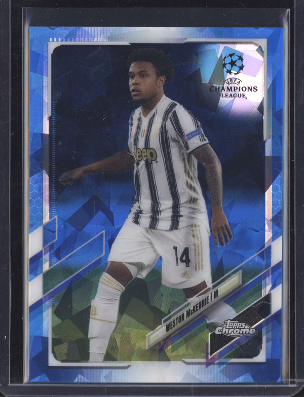 Weston McKennie 2020-21 Topps  Chrome Sapphire UEFA Champions League