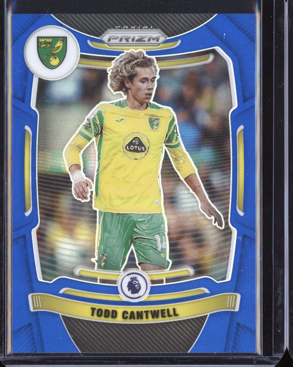 Todd Cantwell 2021-22 Panini Prizm Premier League Blue Prizm 311/340