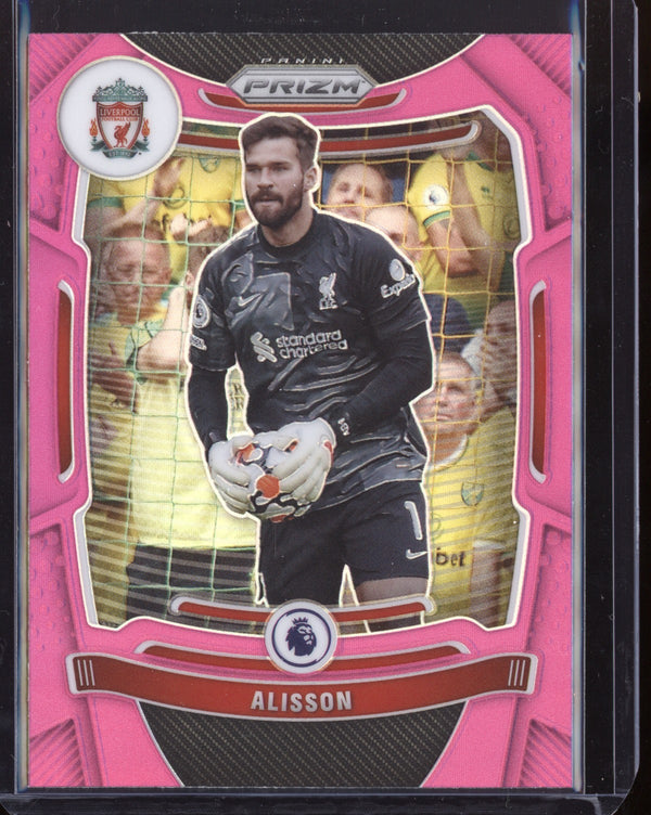 Alisson 2021-22 Panini Prizm Premier League Pink Prizm