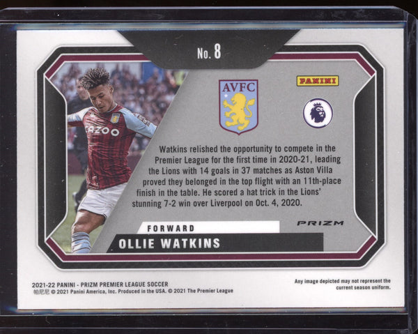 Ollie Watkins 2021-22 Panini Prizm Premier League Scorers Club Silver