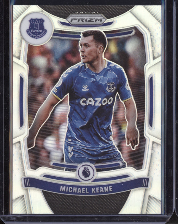 Michael Keane 2021-22 Panini Prizm Premier League Silver