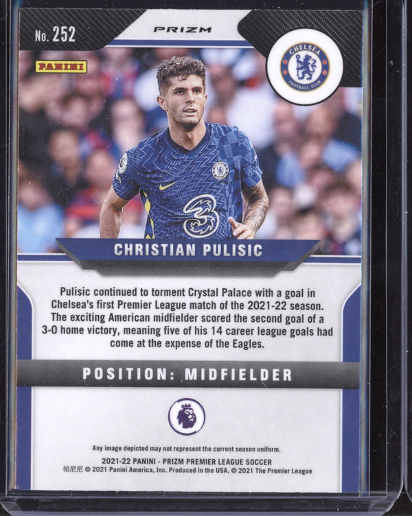 Christian Pulisic 2021-22 Panini Prizm Premier League Multi Colour Prizm