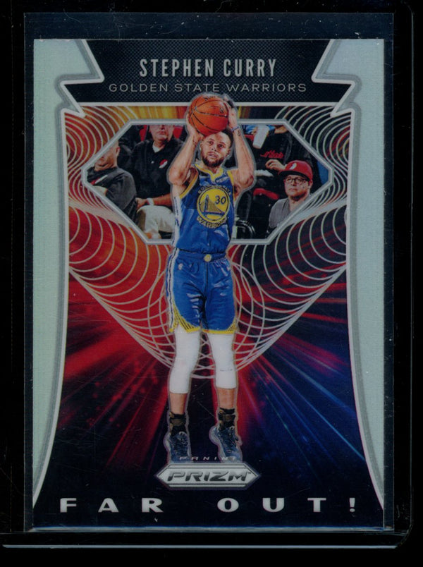 Stephen Curry 2019-20 Panini Prizm Far Out Silver