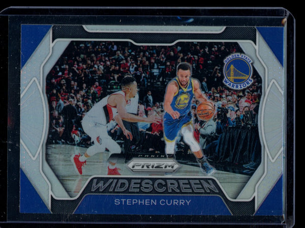Stephen Curry 2019-20 Panini Prizm Widescreen Silver
