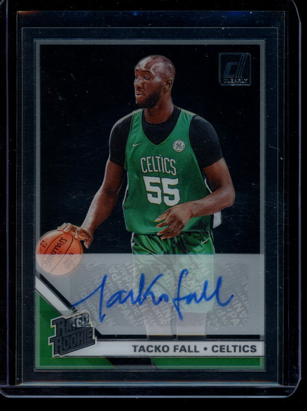 Tacko Fall 2019-20 Panini Clearly Donruss Clearly Auto RC