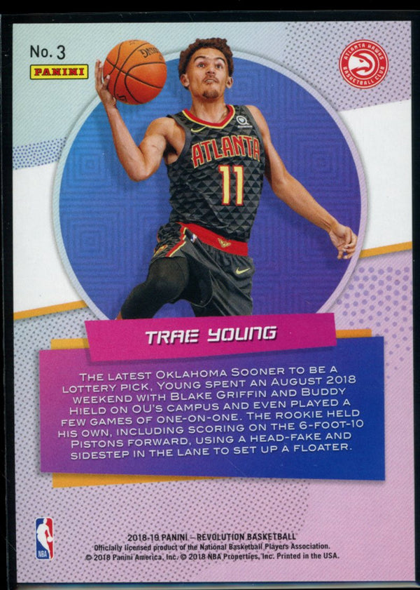Trae Young 2018-19 Panini Revolution Rookie Revolution RC