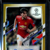 Daniel James 2021 Topps  Chrome UCL Gold Auto Refractor 49/50