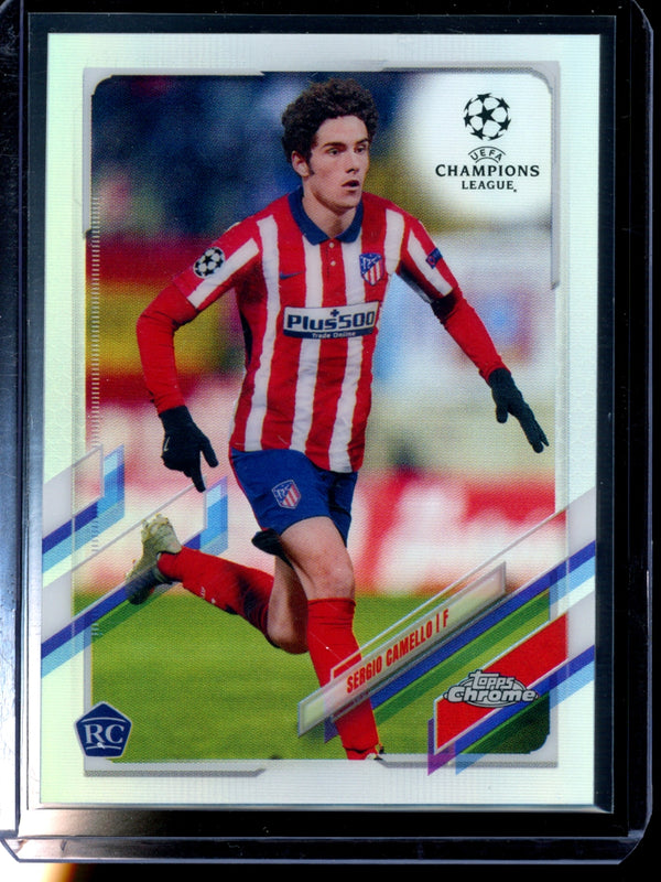 Sergio Camello 2021 Topps  Chrome UCL Refractor RC