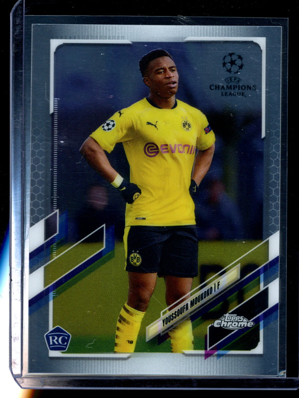 Youssoufa Moukoko 2021 Topps  Chrome UCL RC